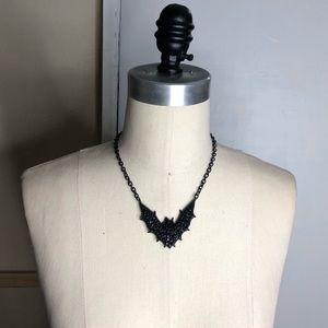 Sparkly Bat Necklace